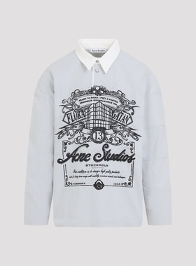 香港直邮ACNE STUDIOS 男士T恤 CL0396AAA AW2025 灰色