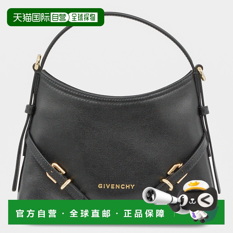 1h可退 GIVENCHY 女士单肩包 BB60PTB2AE001 CO 黑色 Voyou Nano