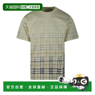 BURBERRY 男士T恤 8119023C4053 SS2026 绿色 Burberry T-Shirts