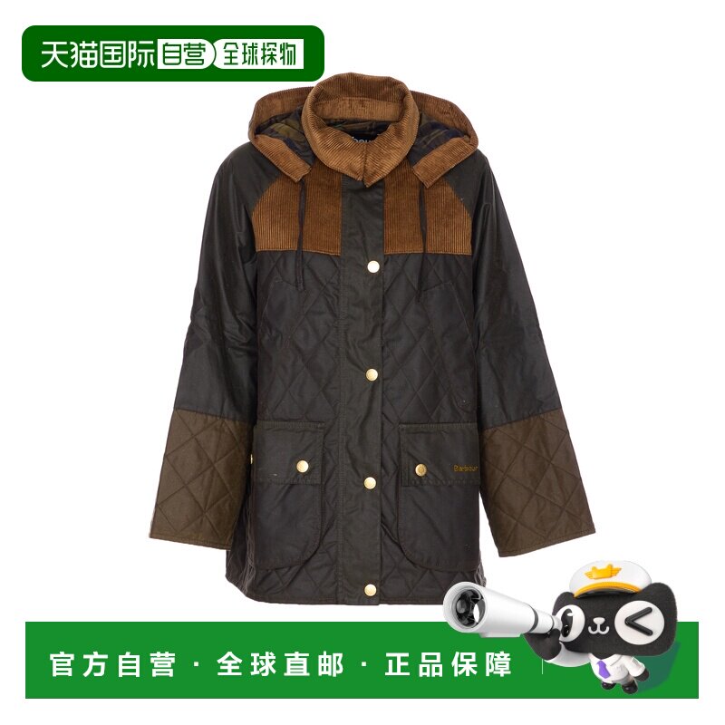 Barbour 女士户外风衣 LWX1490OL99 AW2025 绿色夹克支付后1h可退图片