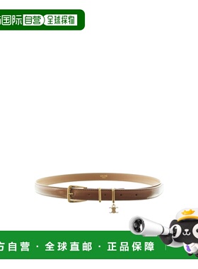 CELINE 女士腰带 45BBQ3A0118BU SS2025 棕色 taurillon 腰带