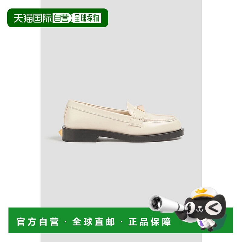 1h可退 潮奢 Valentino 华伦天奴 女士 One 铆钉漆皮乐福鞋 W2S0C