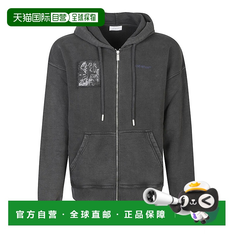 1h可退 OFF-WHITE 男士针织衫 OMBE015F25FLE004 AW2025 黑色