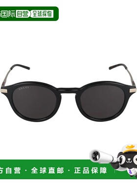 GUCCI 男士太阳镜 GG1890S001 AW2025 黑色 Panthos 太阳镜
