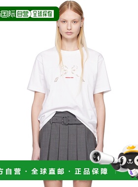 1h可退 潮奢 SHUSHU TONG 女士 白色 Lace Patchwork Oversize T