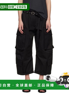 1h可退 潮奢 Acne Studios 艾克妮 女士 黑色工装裤 AK1001