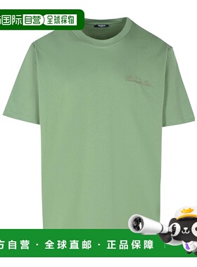 BALMAIN 男士T恤 DH1EG010BC68ULA SS2025 绿色 短袖T恤