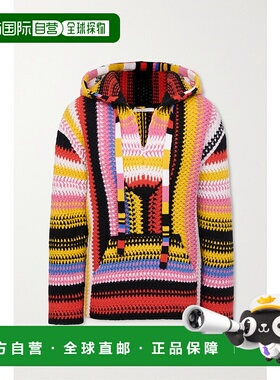 1h可退 潮奢 Chloe 蔻依 女士 拼色针织连帽衫 CHC22SMP23620