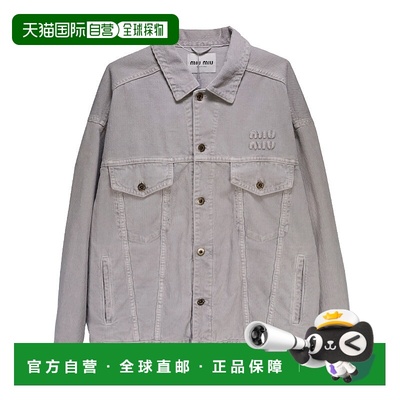 miu miu/缪缪 水洗丝绒衬衫式外套外套ML1009131JF073X_S_OOO女