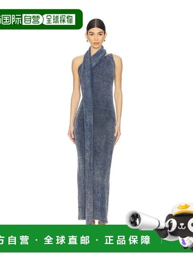 潮奢 AYA MUSE 女士 Han 连衣裙 AMR2524 blue蓝色 舒适时尚