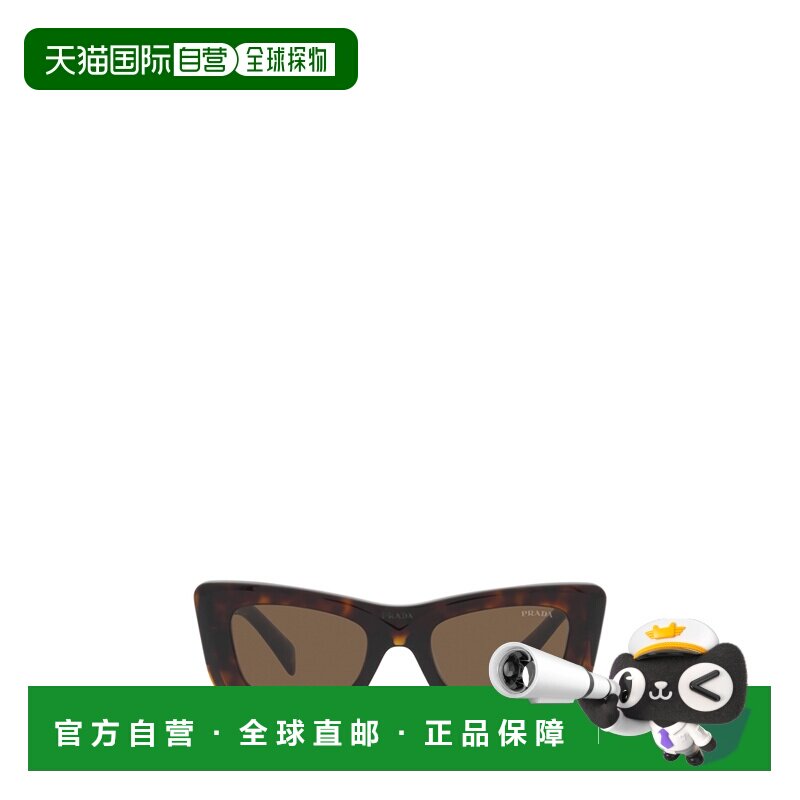 PRADA 女士眼镜 PR13ZS2AU06B AW2025 棕色 Symbole猫眼框太阳镜