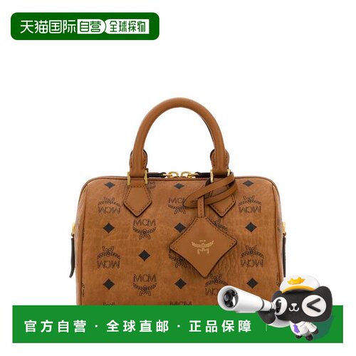 MCM 女士手提包 MWBGSEA02CO AW2026 酒红色 ELLA VI BOSTON SML