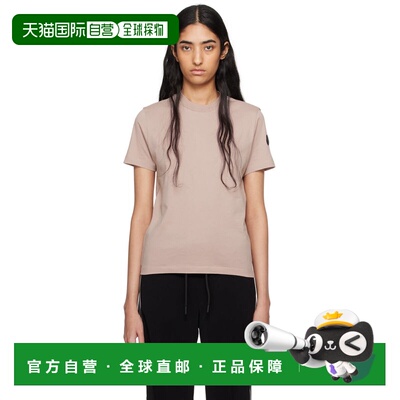 Moncler 盟可睐 女士 粉色褶裥 T恤 J20938C0001489A17