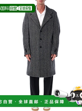 GIVENCHY 男士外套 BMC090165K004 AW2025 黑色 Wool blend coat