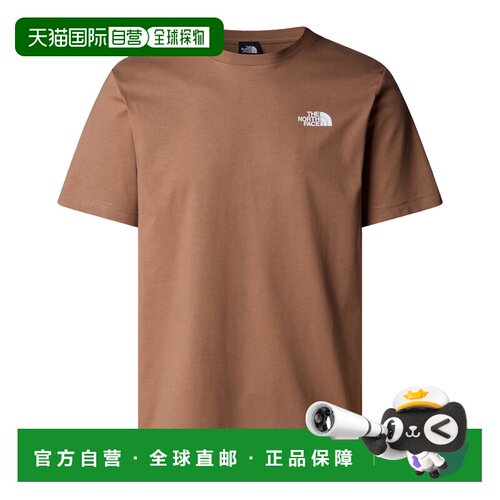 THE NORTH FACE 男士户外T恤 NF0A87NPAR41LATTE SS2025北面