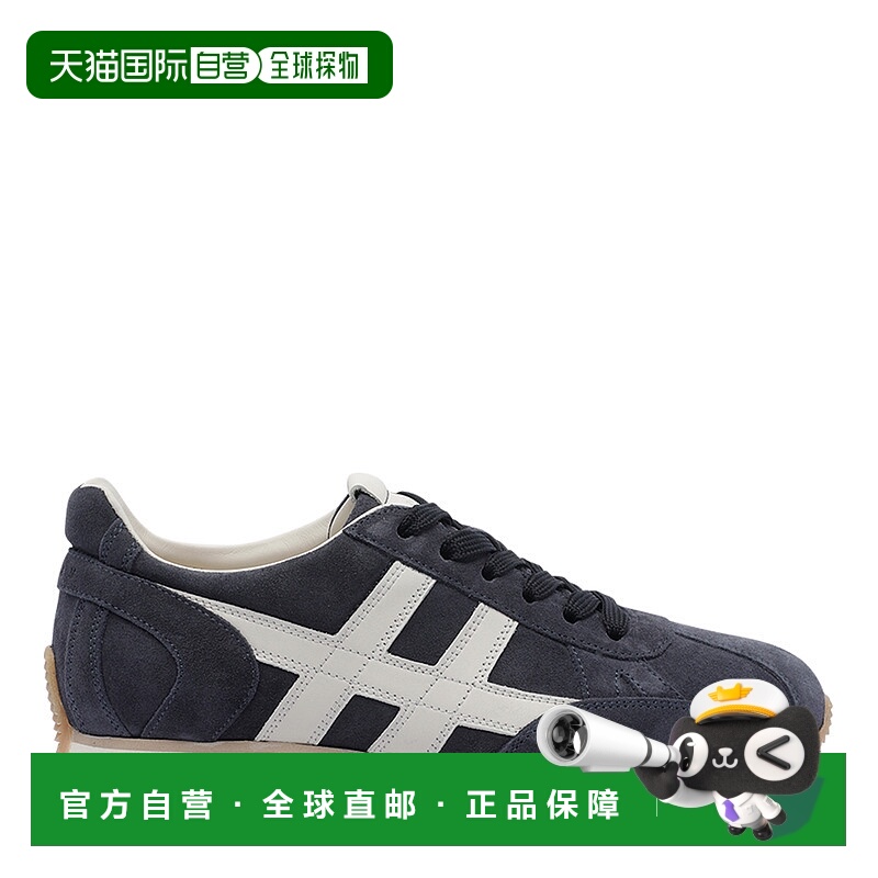 1h可退 HOGAN 男士运动鞋 HXM6710FP0IUHO99AA AW2025 蓝色