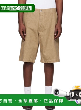 1h可退 潮奢 Jacquemus 男士 驼色 Le Short De-Nimes Pastro 牛