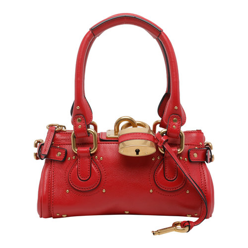 CHLOÉ 女士手提包 26SS805P75632 SS2026 红色