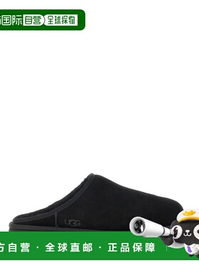UGG 男士凉鞋 1129290BLK CO 黑色 徽标拖鞋