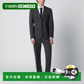 灰色单排扣羊毛混纺套装 1h可退 S74 二次方 男士 潮奢 Dsquared2