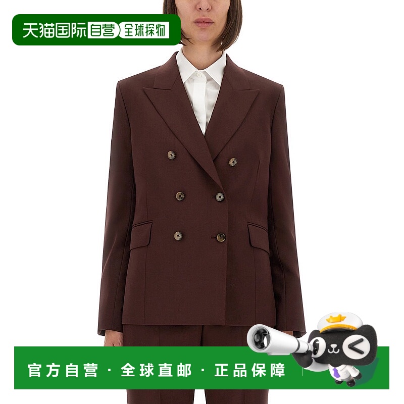 1h可退 潮奢 Paul Smith 保罗 史密斯 女士 双排扣羊毛西装外套 W