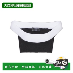 1h可退 balmain 女士 上装T恤短款上衣针织衫