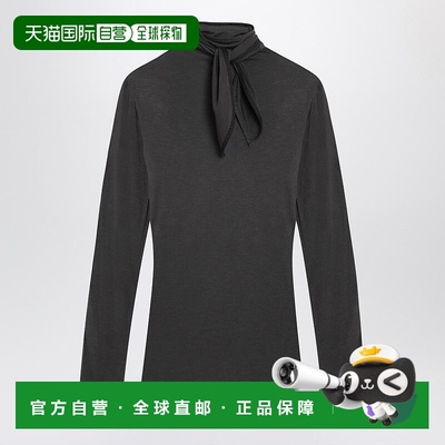 LEMAIRE 女士针织衫 TO1469LJ1039BK996 AW2025 黑色长袖