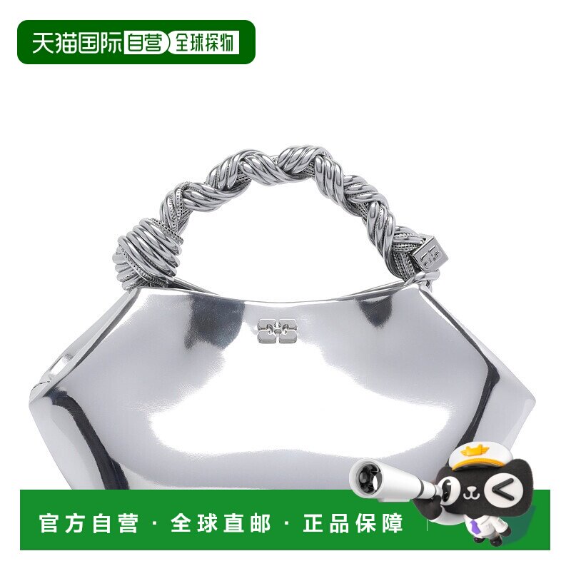 GANNI 女士斜挎包 A7132018 AW2025 白色 Small  Bou Handbag