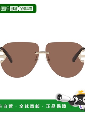 1h可退 潮奢 Off-white 男士 金色 & 棕色 Alexandria 太阳镜 OER