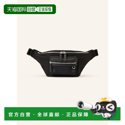1h可退 MCM 女士腰包 100305640513000 CO 黑色 FURSTEN belt bag