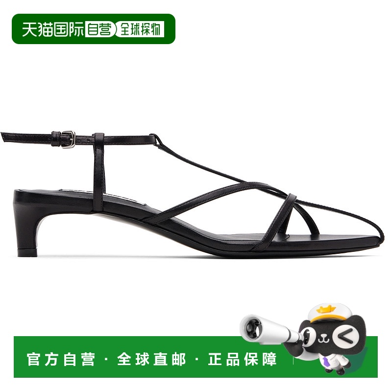 1h可退 潮奢 Jil Sander 吉尔 桑达 女士 黑色 Cage 凉鞋 J15WP01