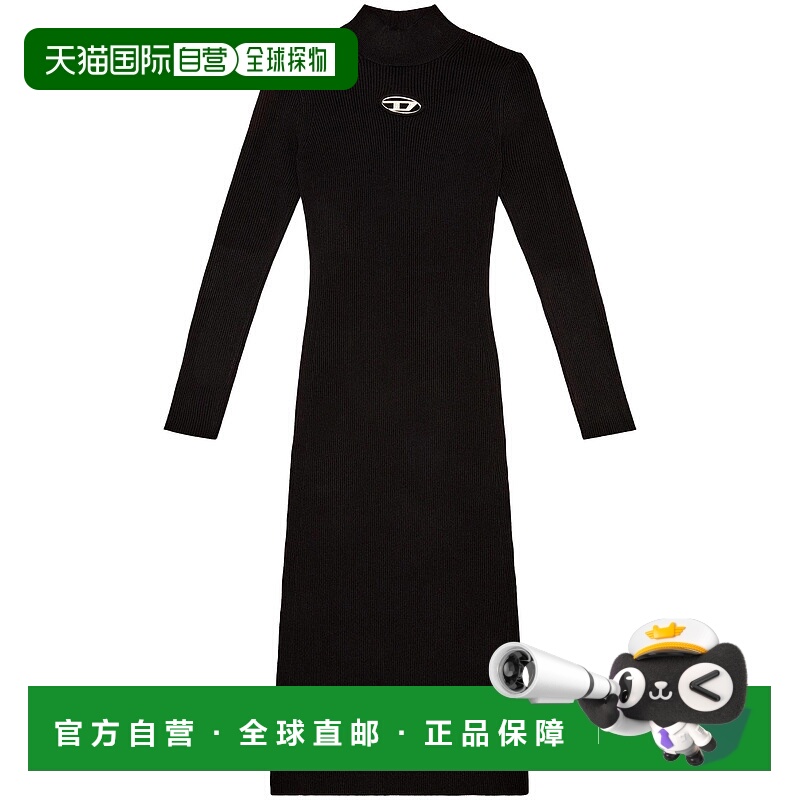 1h可退 DIESEL 女士连衣裙 A141860DLAX9XX CO 黑色 M-Zary-B Dre