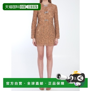 女士连衣裙 PORTRAIT SS25001SATAN SS2025 1h可退 棕色女装 SELF