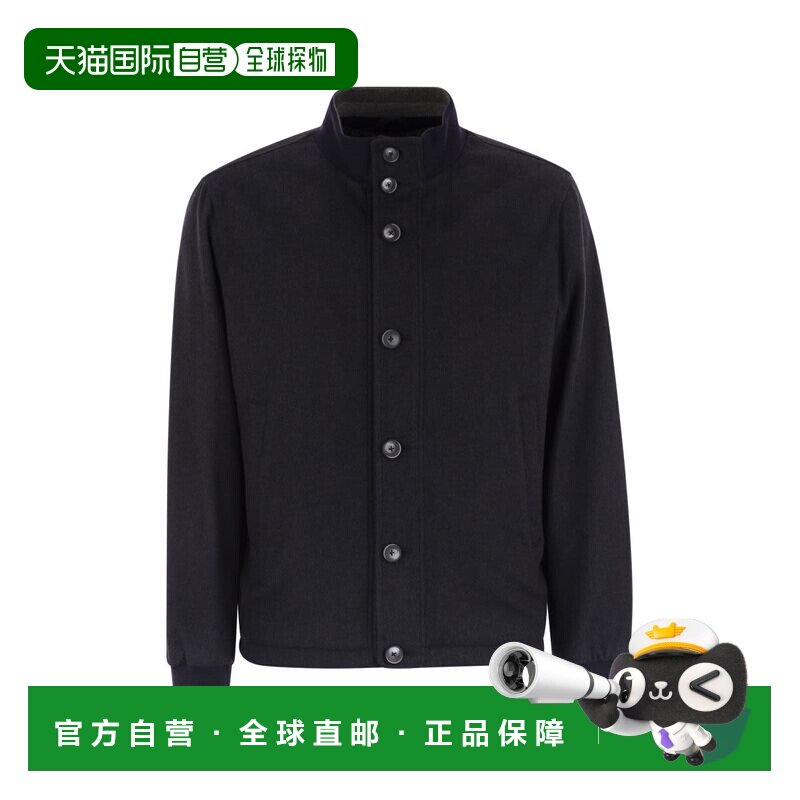 HERNO 男士夹克 GI00076UR380879200 AW2025 蓝色
