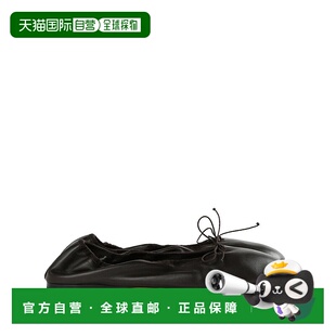 F1539N66BLK AW2024 黑色 THE 皮革芭蕾鞋 女士休闲鞋 Awar ROW