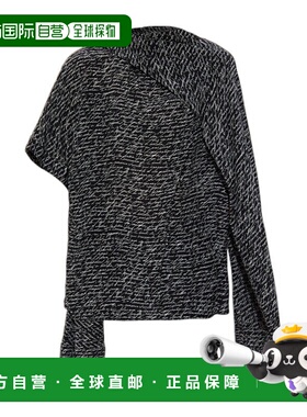 BALMAIN 女士背心吊带 EF1AM015SE64EAB SS2025 黑色