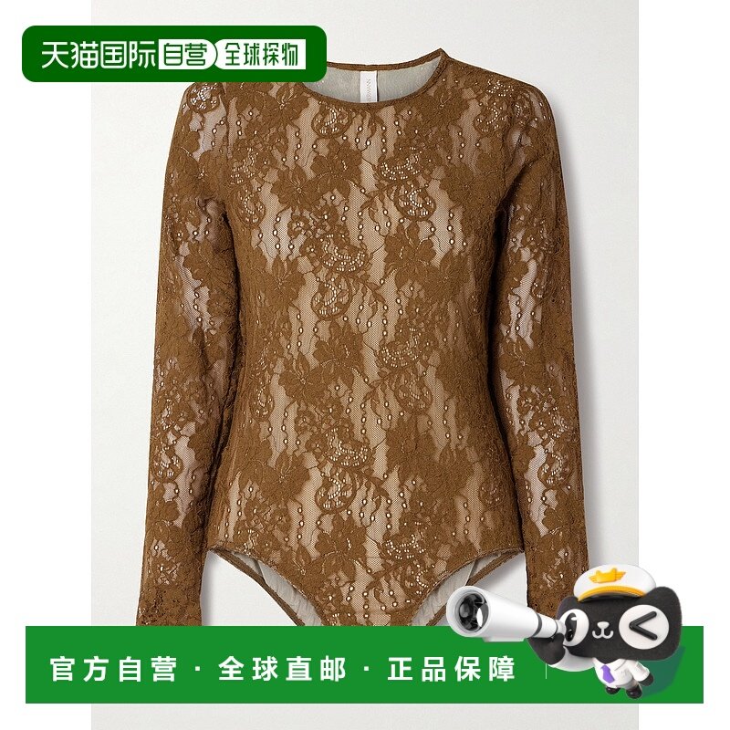 1h可退 潮奢 ZIMMERMANN 女士 Stretch-corded 蕾丝连体衣 8622TS