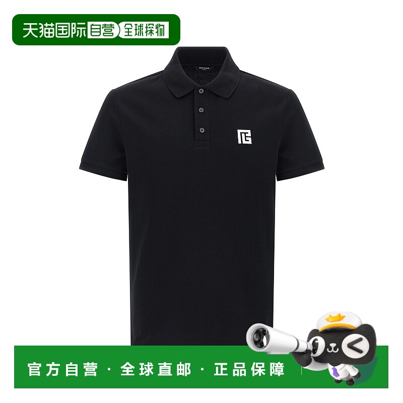 潮奢 Balmain 巴尔曼 男士 刺繡Polo衫 GH1GB085BC87