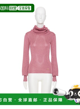 VALENTINO 女士针织毛衣 BKC63A93TR9D SS2025 粉红色长袖针织衫