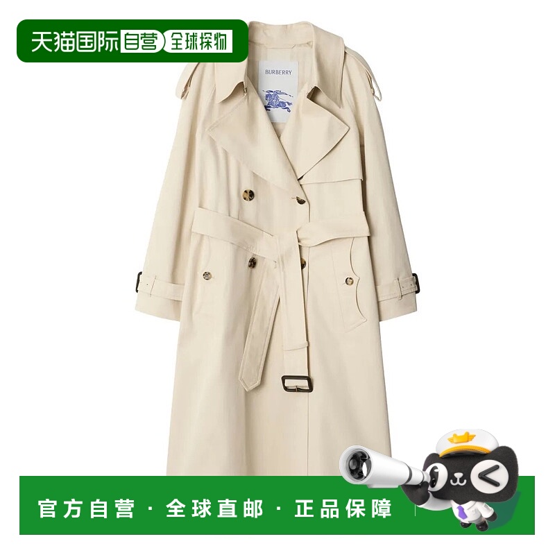 1h可退 BURBERRY 女士大衣 8115031CLAM AW2025 米白色 LONG GABA
