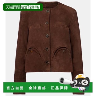 潮奢 Gliss BLAZE 女士 敞口绒面革夹克 MILANO 1h可退