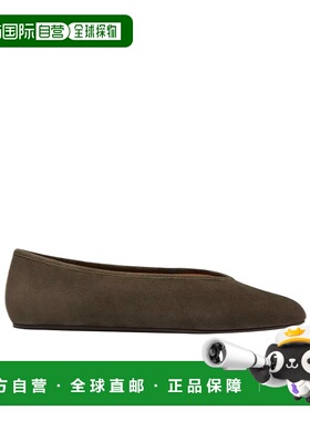 COACH 女士休闲鞋 CCT59OLV AW2025 绿色 Houston 芭蕾平底鞋女鞋