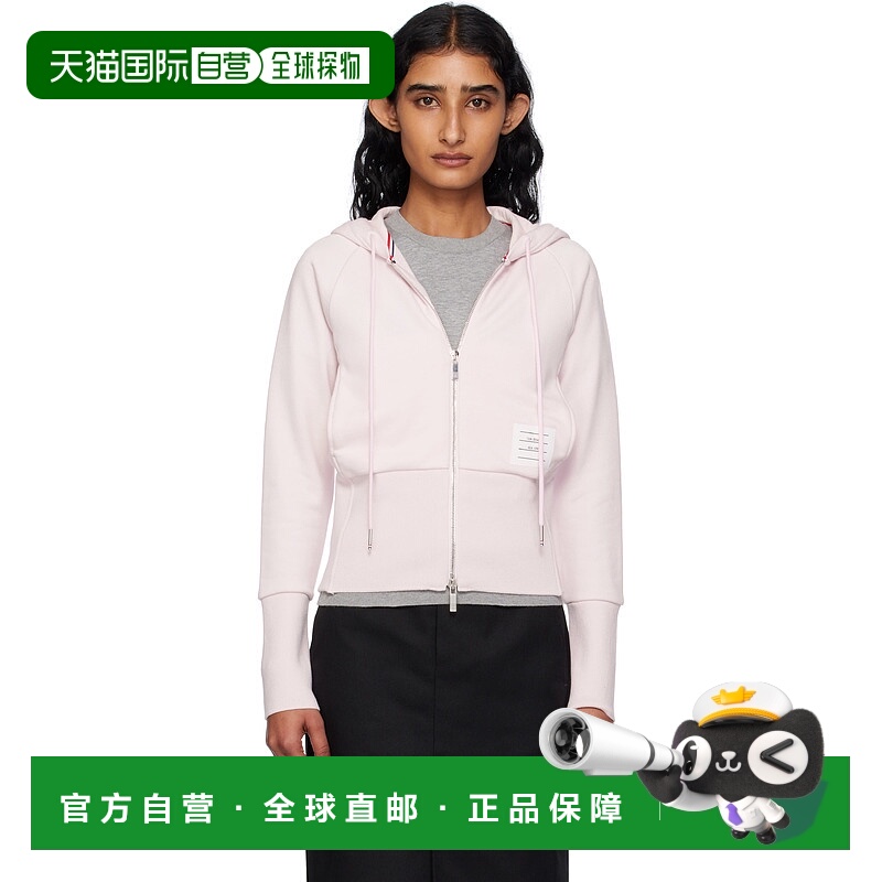 1h可退 潮奢 Thom Browne 汤姆 布朗 女士 粉色 Solid Loopback 4