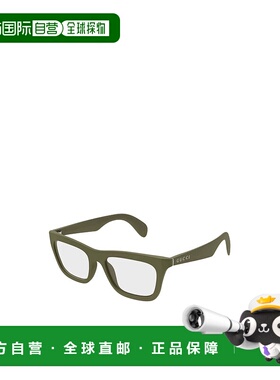 GUCCI 男士眼镜 GG1933O004 AW2025 古驰 绿色几何 平光镜