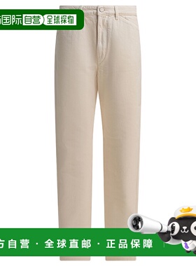 LEMAIRE 女士休闲裤 PA1226LD1065WH027 AW2025 白色直筒裤