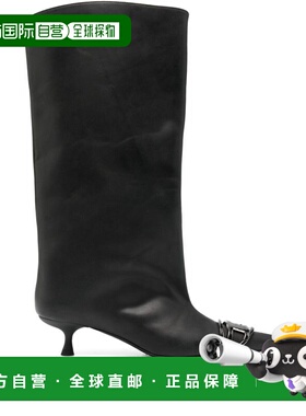 DIESEL 女士靴子 Y03799P7389T8013 AW2025 黑色 D-Venus 长靴