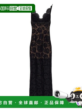 1h可退 SELF-PORTRAIT 女士连衣裙 AW25096XBLACK AW2025长裙