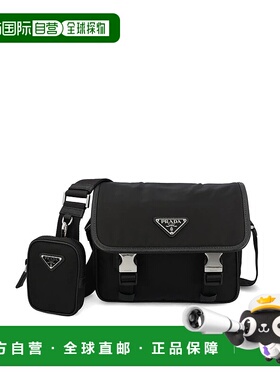 PRADA 男士单肩包 2VD0342DMHF0002P26 手提包黑色 SS2026