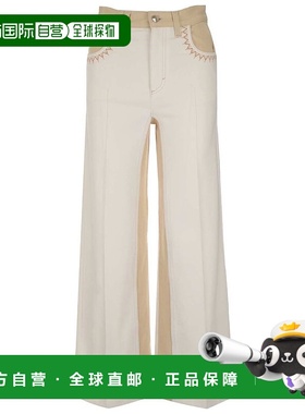 CHLOÉ 女士休闲裤 CHC21ADP33155107 AW2021 白色 CHLOÉ WOMEN'S