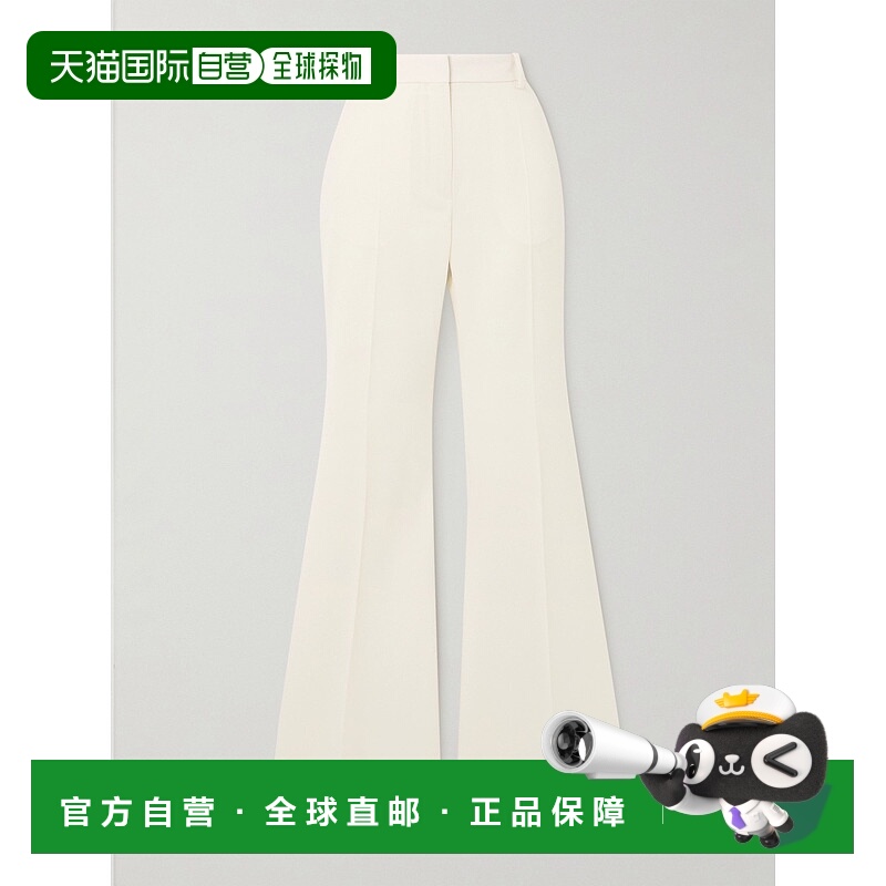 1h可退 潮奢 Nina Ricci 莲娜丽姿 女士 羊毛斜纹布喇叭长裤 25PC